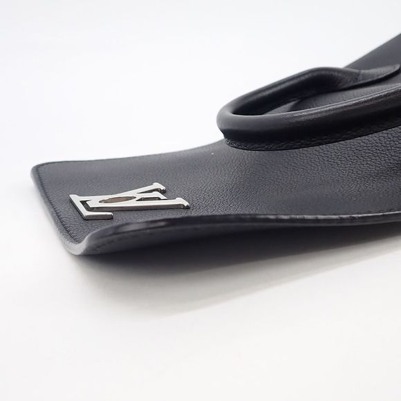 Louis Vuitton Lock Me Backpack Calfskin Noir Black Shoulder Bag - Picture 10 of 10